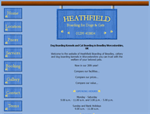 Tablet Screenshot of heathfieldboarding.com